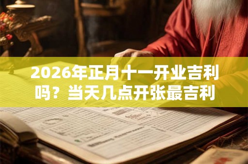 2026年正月十一开业吉利吗？当天几点开张最吉利