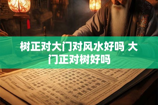 树正对大门对风水好吗 大门正对树好吗