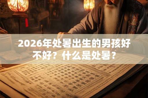 2026年处暑出生的男孩好不好？什么是处暑？