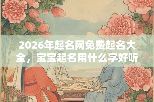 2026年起名网免费起名大全，宝宝起名用什么字好听？