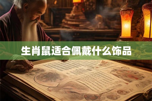 生肖鼠适合佩戴什么饰品