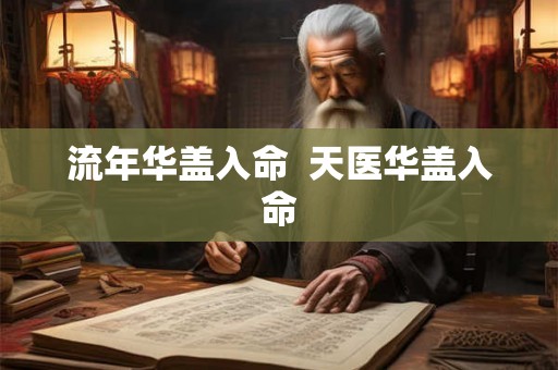 流年华盖入命  天医华盖入命