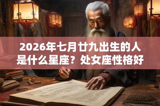 2026年七月廿九出生的人是什么星座?处女座性格好不好 2026年七月廿九出生的人是什么星座?处女座性格好不好