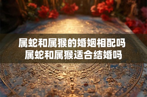 属蛇和属猴的婚姻相配吗 属蛇和属猴适合结婚吗