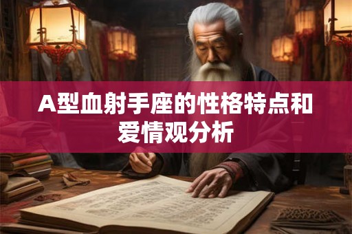 A型血射手座的性格特点和爱情观分析