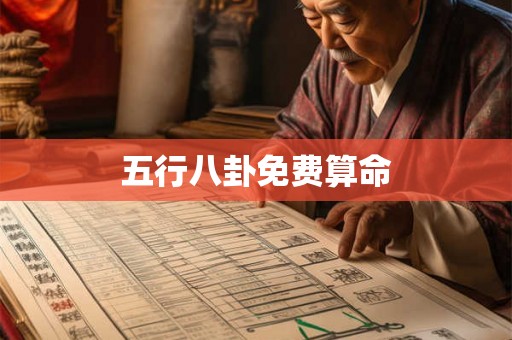 五行八卦免费算命