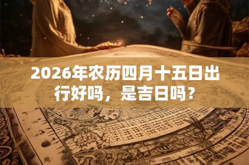 2026年农历四月十五日出行好吗，是吉日吗？