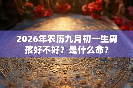 2026年农历九月初一生男孩好不好？是什么命？