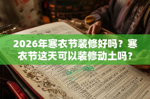 2026年寒衣节装修好吗？寒衣节这天可以装修动土吗？