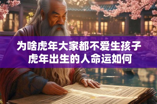 为啥虎年大家都不爱生孩子 虎年出生的人命运如何 为啥虎年大家都不爱生孩子 虎年出生的人命运如何