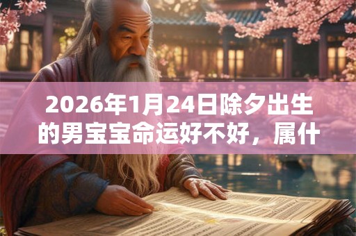 2026年1月24日除夕出生的男宝宝命运好不好，属什么五行？