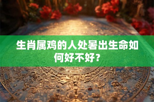 生肖属鸡的人处暑出生命如何好不好？