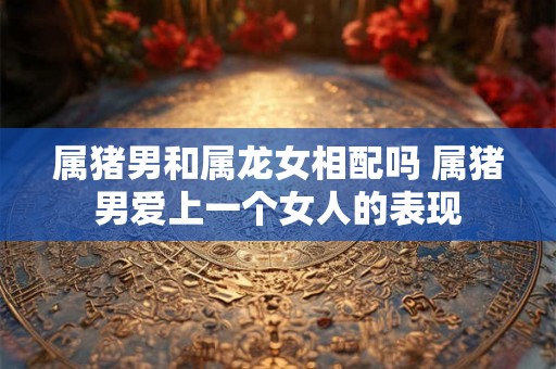 属猪男和属龙女相配吗 属猪男爱上一个女人的表现