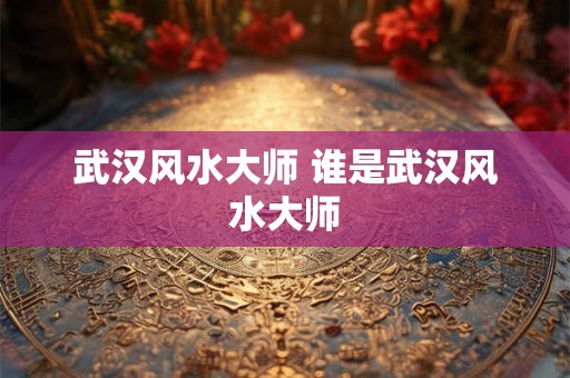 武汉风水大师 谁是武汉风水大师