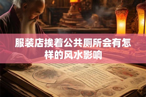 服装店挨着公共厕所会有怎样的风水影响