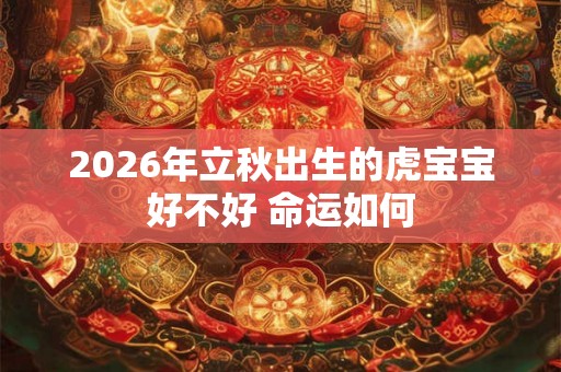 2026年立秋出生的虎宝宝好不好 命运如何