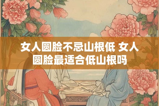 女人圆脸不忌山根低 女人圆脸最适合低山根吗