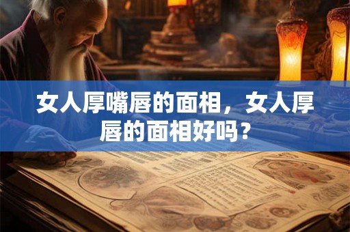 女人厚嘴唇的面相，女人厚唇的面相好吗？