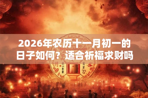 2026年农历十一月初一的日子如何？适合祈福求财吗？