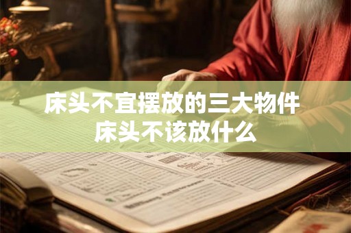 床头不宜摆放的三大物件 床头不该放什么 床头不宜摆放的三大物件 床头不该放什么