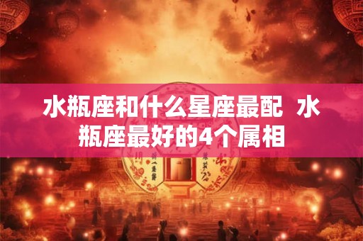水瓶座和什么星座最配  水瓶座最好的4个属相