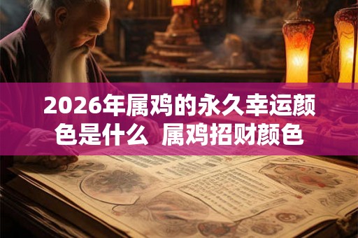 2026年属鸡的永久幸运颜色是什么  属鸡招财颜色