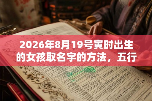 2026年8月19号寅时出生的女孩取名字的方法，五行属什么