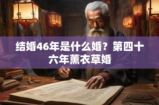 结婚46年是什么婚?第四十六年薰衣草婚 结婚46年是什么婚?第四十六年薰衣草婚