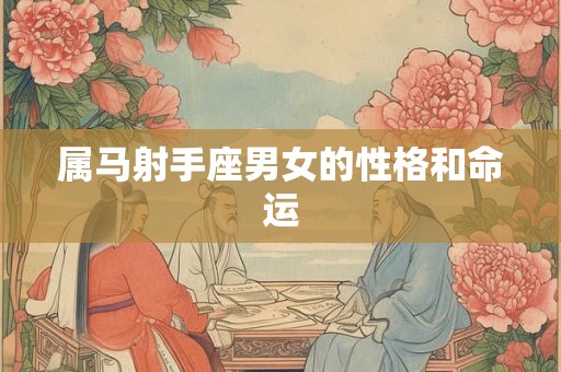 属马射手座男女的性格和命运 属马射手座男女的性格和命运
