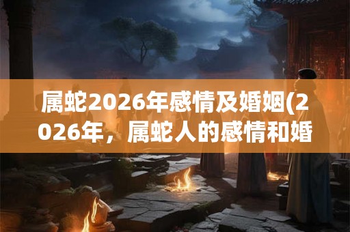 属蛇2026年感情及婚姻(2026年,属蛇人的感情和婚姻会发生什么变化?) 属蛇2026年感情及婚姻(2026年,属蛇人的感情和婚姻会发生什么变化?)