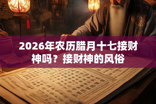 2026年农历腊月十七接财神吗？接财神的风俗