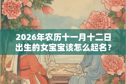 2026年农历十一月十二日出生的女宝宝该怎么起名?取什么名字好? 2026年农历十一月十二日出生的女宝宝该怎么起名?取什么名字好?
