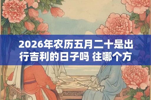 2026年农历五月二十是出行吉利的日子吗 往哪个方向好