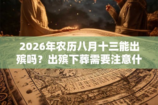 2026年农历八月十三能出殡吗？出殡下葬需要注意什么？