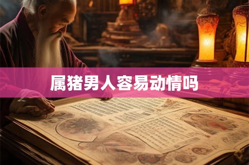 属猪男人容易动情吗