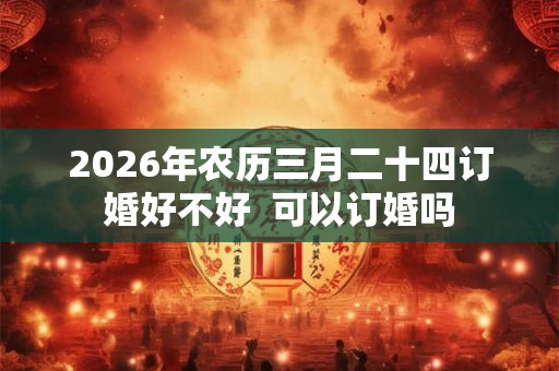 2026年农历三月二十四订婚好不好  可以订婚吗