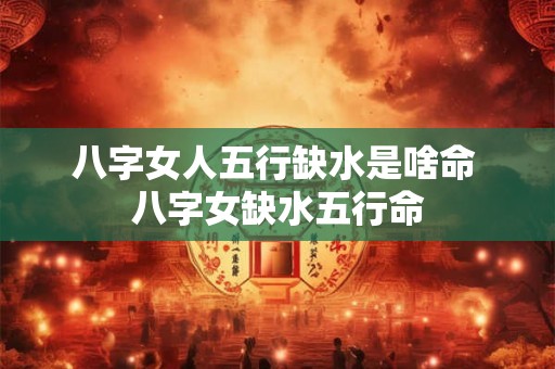 八字女人五行缺水是啥命 八字女缺水五行命 八字女人五行缺水是啥命 八字女缺水五行命