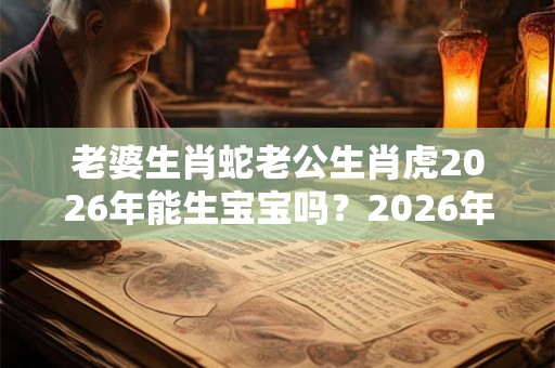 老婆生肖蛇老公生肖虎2026年能生宝宝吗？2026年几月出生的宝宝命好？