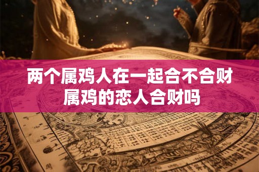 两个属鸡人在一起合不合财 属鸡的恋人合财吗