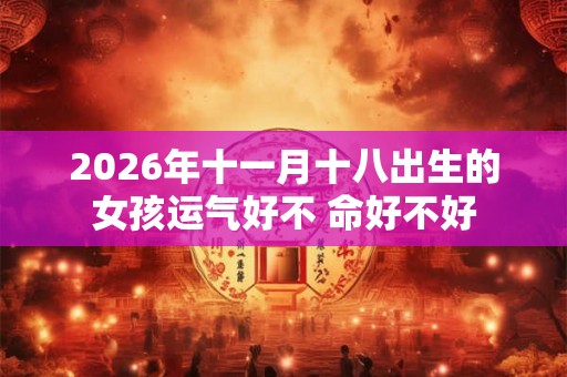 2026年十一月十八出生的女孩运气好不 命好不好