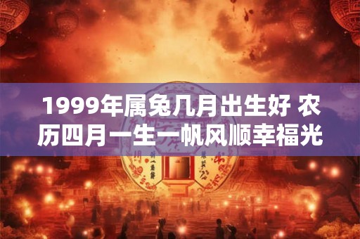 1999年属兔几月出生好 农历四月一生一帆风顺幸福光辉