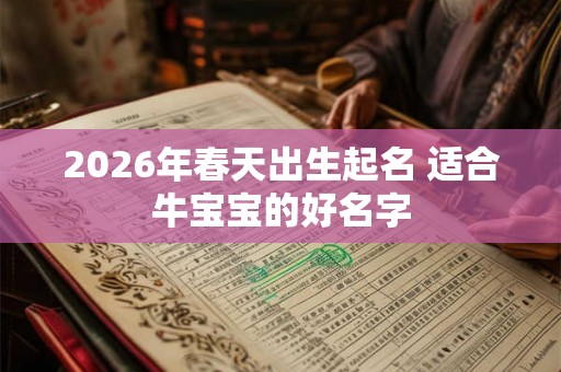 2026年春天出生起名 适合牛宝宝的好名字