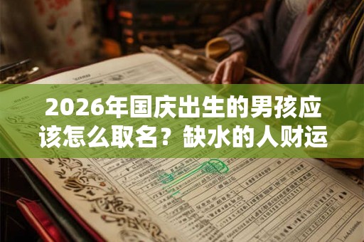 2026年国庆出生的男孩应该怎么取名？缺水的人财运如何？