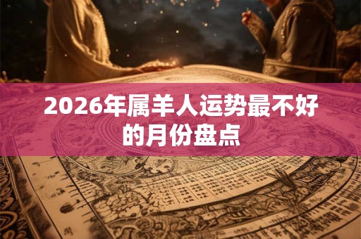 2026年属羊人运势最不好的月份盘点 2026年属羊人运势最不好的月份盘点