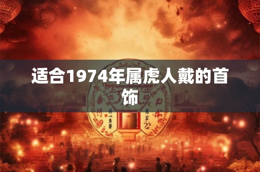 适合1974年属虎人戴的首饰
