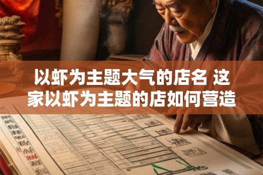 以虾为主题大气的店名 这家以虾为主题的店如何营造大气氛围