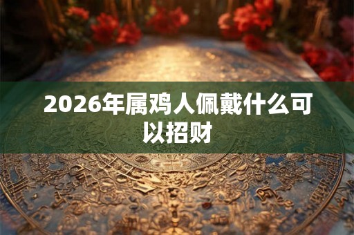 2026年属鸡人佩戴什么可以招财