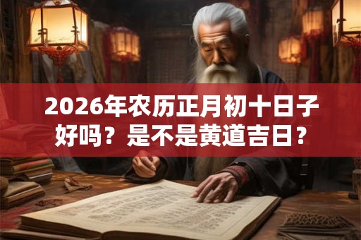 2026年农历正月初十日子好吗？是不是黄道吉日？
