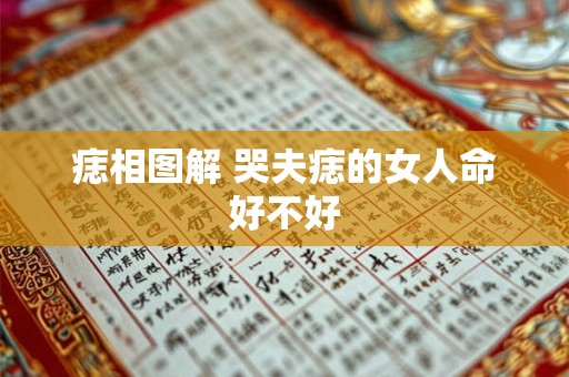 痣相图解 哭夫痣的女人命好不好
