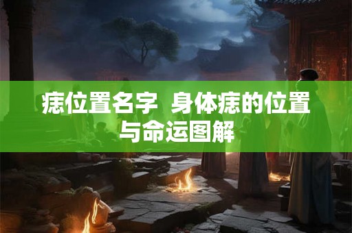 痣位置名字  身体痣的位置与命运图解